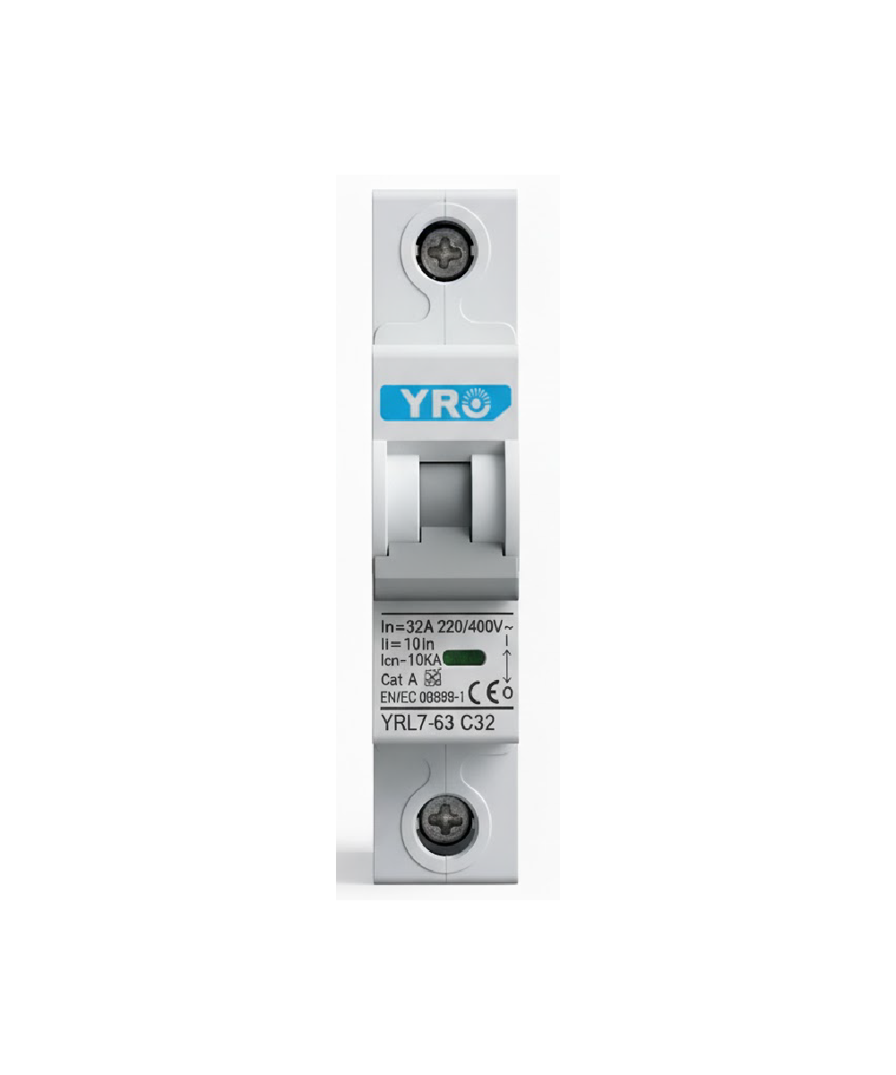 Interruptor Automático YRO YRL7-63 6kA Unipolar 25A 6kA  230/400V AC  - Imagen 1