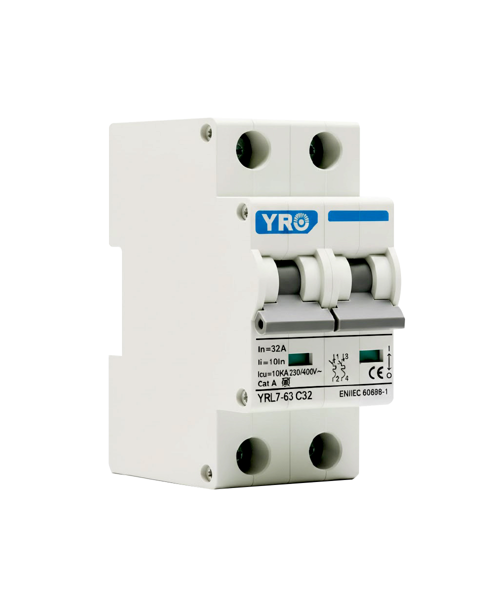 Interruptor Automático YRO YRL7-63 6kA 2P 50A 6kA 230/400V AC - Imagen 3