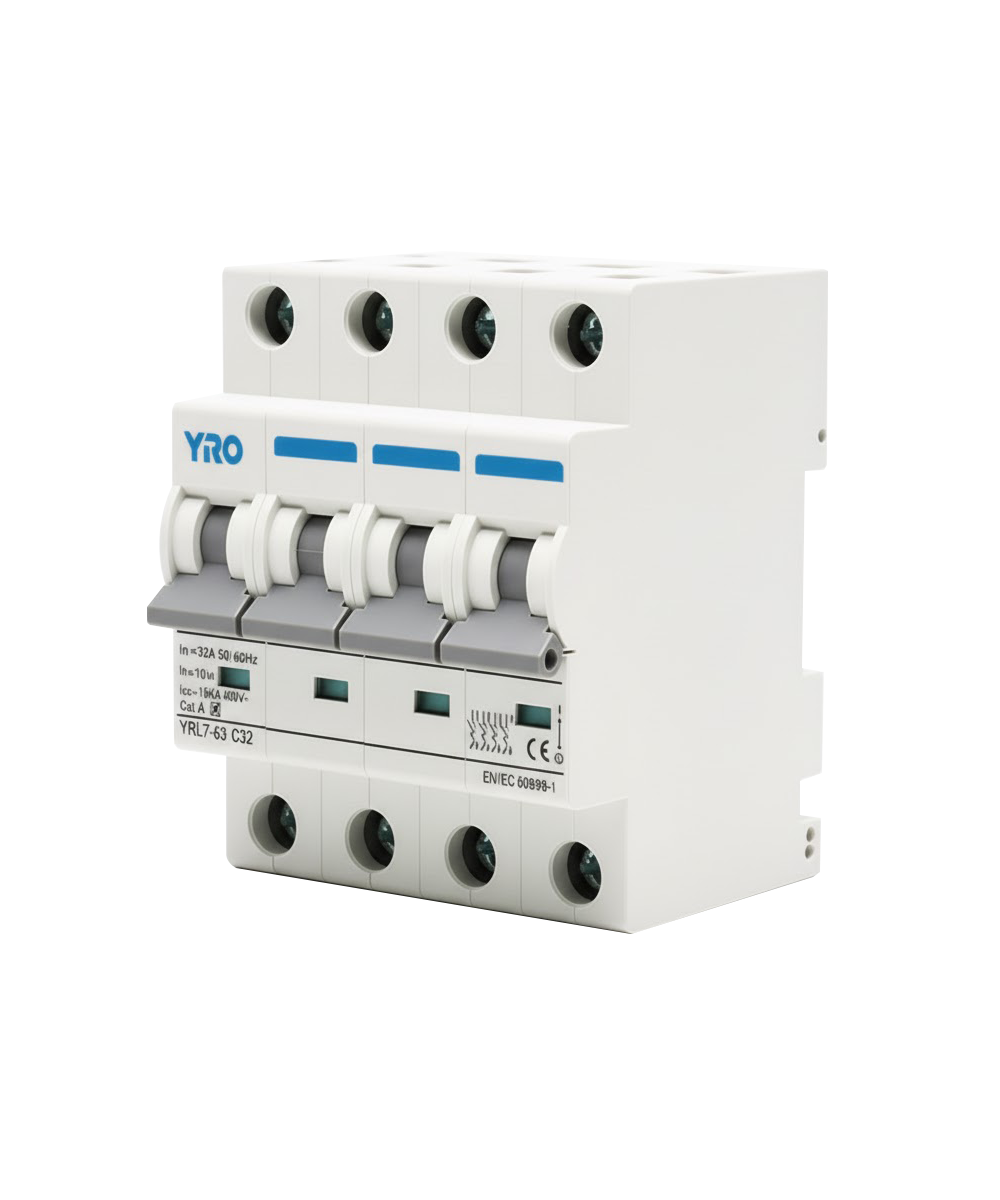 Interruptor Automático YRO YRL7-63 6kA 4P 50A 6kA 230/400V AC - Imagen 3
