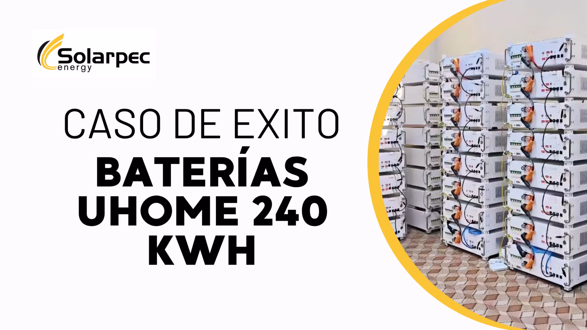 Caso de éxito baterías UHOME de 240 kWh para una tienda