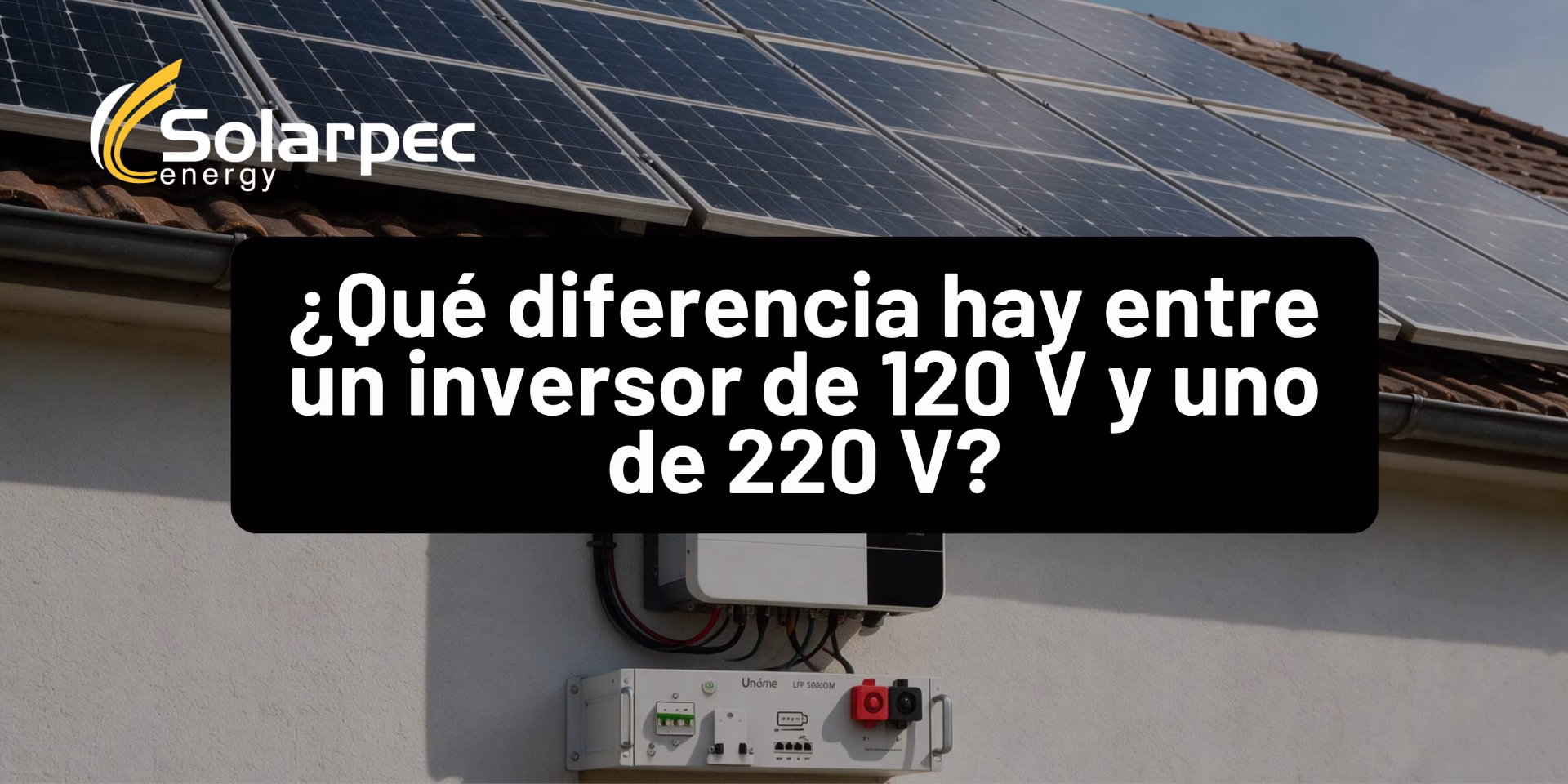 ¿Qué diferencia hay entre un inversor de 120 V y uno de 220 V?