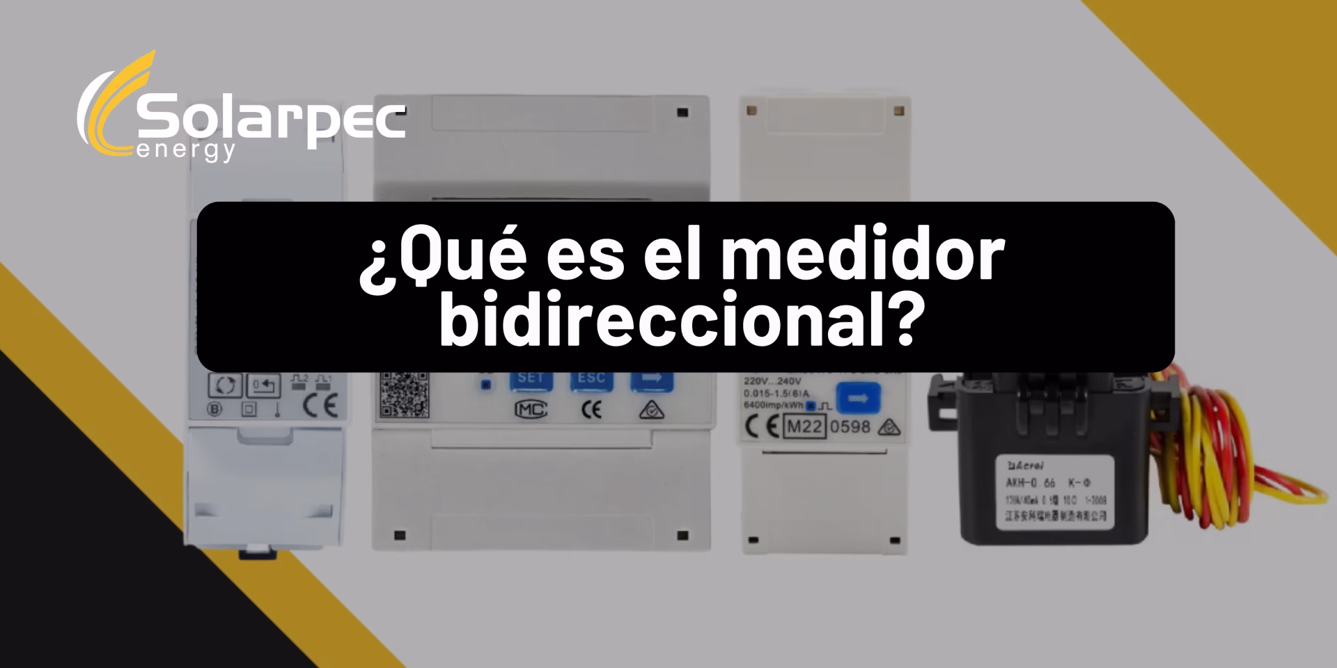 ¿Qué es el medidor bidireccional?