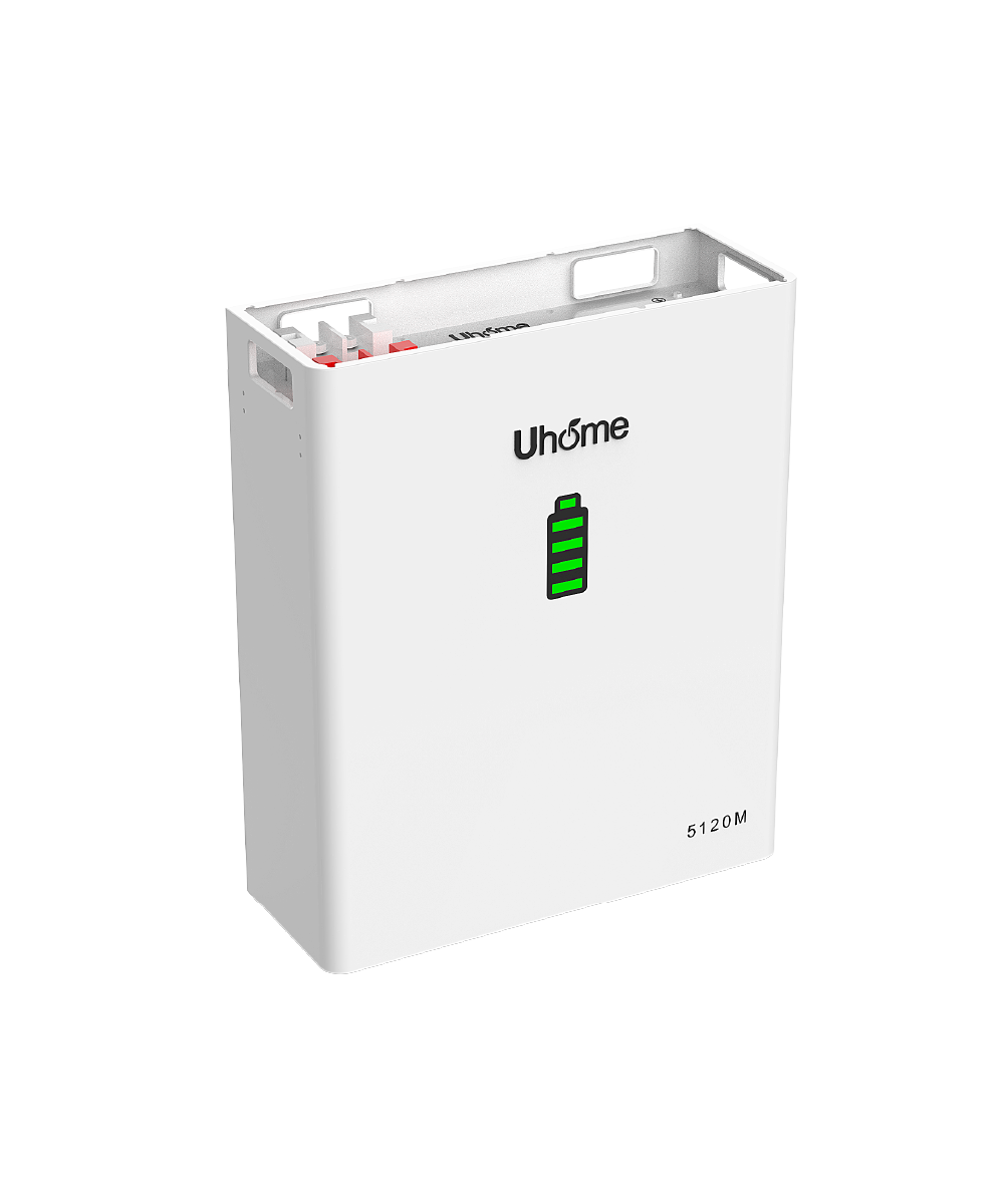 Batería Litio Estado Sólido 5kWh 48V Pared Uhome LFP 5120M - Imagen 2