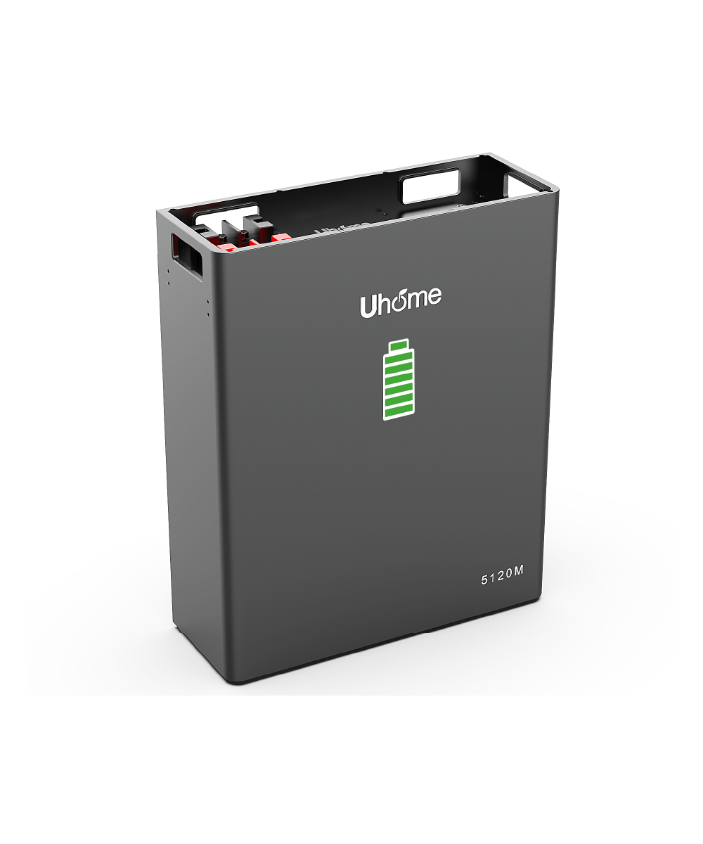 Batería Litio Estado Sólido 5kWh 48V Pared Uhome LFP 5120M - Imagen 4