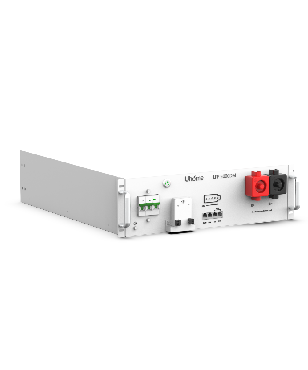 Batería de Litio Solar 5kWh 48V Rack Uhome LFP 5000DM - Imagen 2