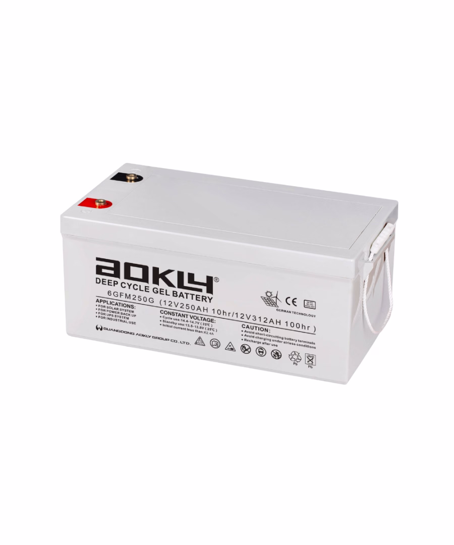 Bateria GEL Monoblock AOKLY 6GFM250G 12V 312AH - Vista principal