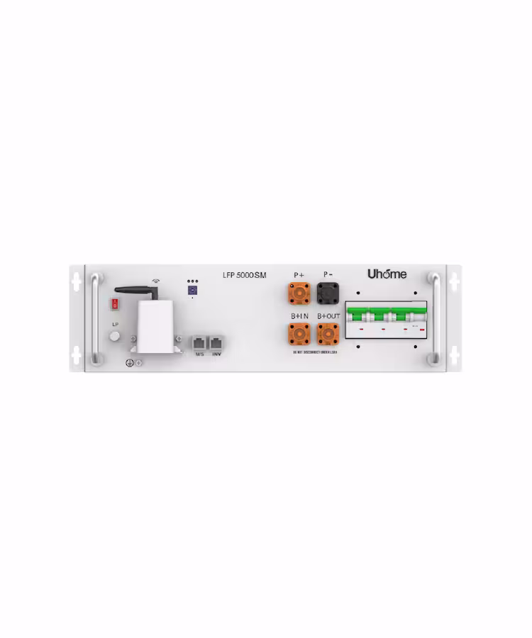 Batería de Litio Alto Voltaje 5kWh  Rack Uhome LFP 5000SM