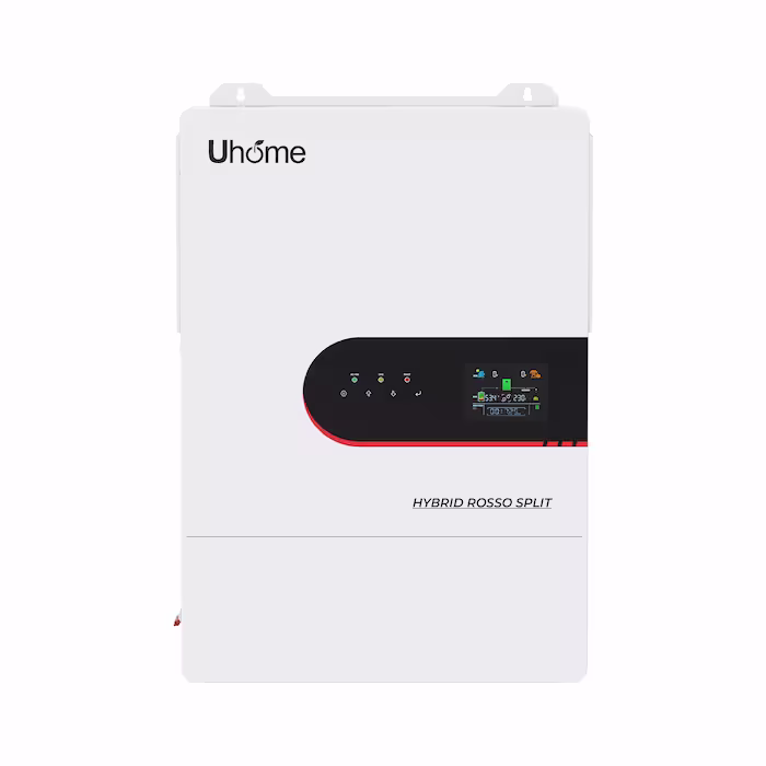 Inversor Cargador 12000W 48V Solar Fase Dividida Uhome UHX-12K-2P  Rosso Split