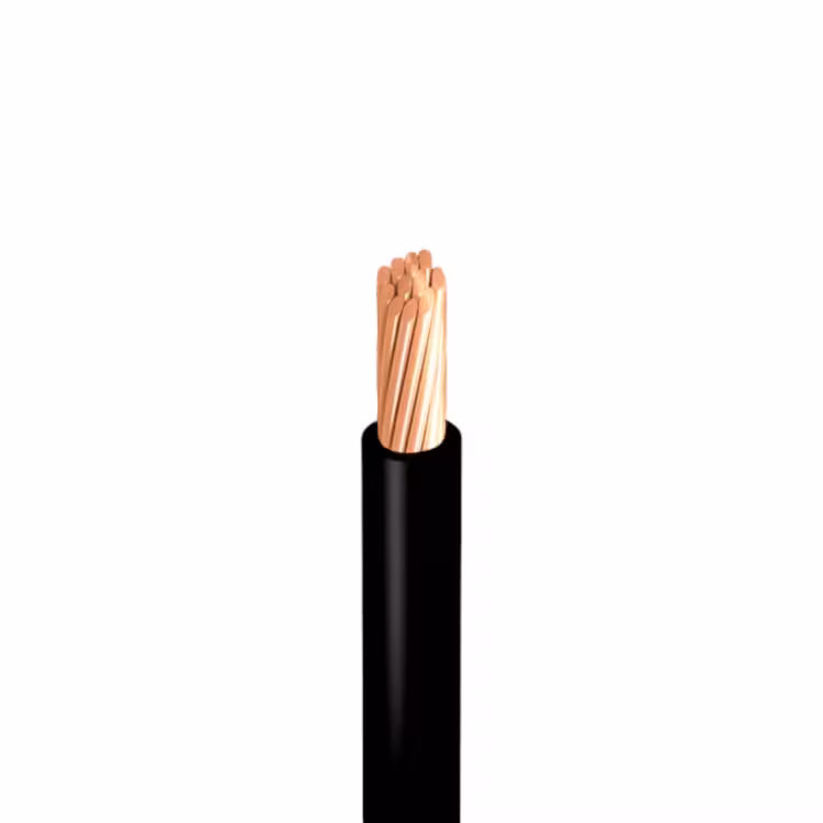 Cable de cobre calibre 4 AWG Negro