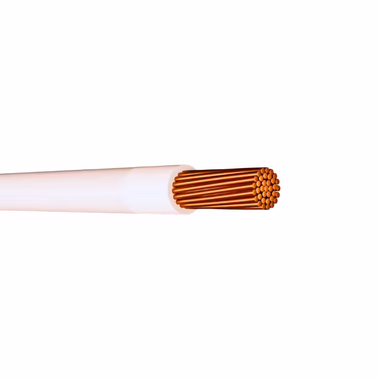 Cable de cobre calibre 4 AWG Blanco