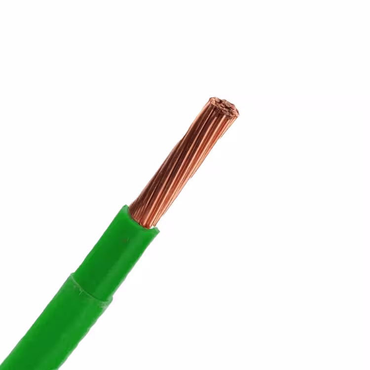 Cable de cobre calibre 4 AWG Verde