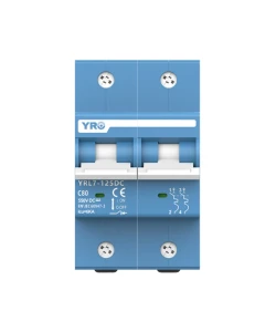 Interruptor Automático YRO YRL7-125DC 125A 2P 550V DC - Imagen 1