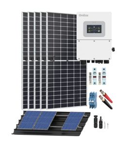 Kit Sistema Solar Monofásico 3200W OnEss - Uhome Acumulación 5kWh/día - Imagen 1