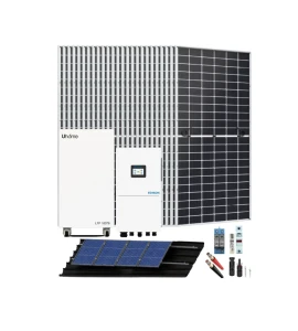 Kit Solar para Instalación de Paneles Solares 110V AC/220V AC 11500W Uhome - acumulación 76800Whdía