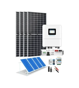 Kit Solar Híbrido Monofasico  Uhome 3000W 110V AC Full Backup 12800Whdia