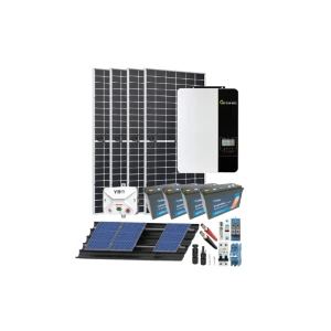 Sistema Aislado Litio Monoblock Monofasico  110V AC 3000W 12800Whdia