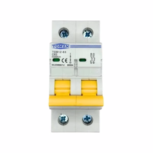 Interruptor Automático TOMZN TOB1Z-63 2P 63A 600V DC