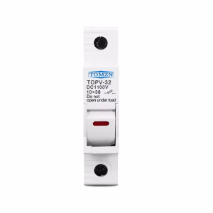 Portafusible TOMZN TOPV-32 1P 10x38 32A 1100VDC