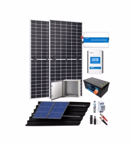 Kit Solar Telecomunicaciones Litio 1200W 110V AC 6400Whdia
