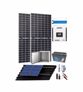 Kit Solar Telecomunicaciones Litio 400W 24V 110V AC 6400Wdia