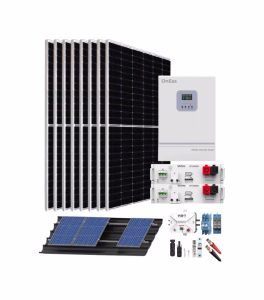 Sistema Aislado Casa Basica Manabí 5500W 110VAC 25600Whdia