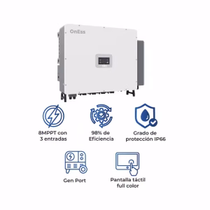 Inversor Híbrido Trifásico 40kW  Alto Voltaje OnEss Power OEH-40K-TH US - Imagen 4