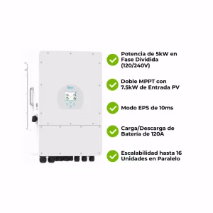 Inversor Híbrido Fase Dividida 5kW 48V Deye SUN-5K-SG02LP2-US-AM2 - Imagen 4