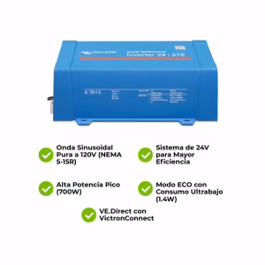 Inversor Victron Phoenix 24-375V 120V VE.Direct NEMA 5-15R - Imagen 5