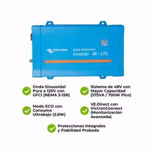 Inversor Victron Phoenix 48-375V 120V VE.Direct NEMA 5-15R - Imagen 5