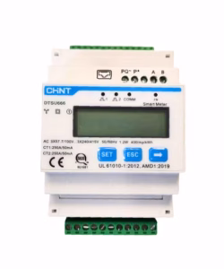 Smart Meter Chint DTSU-666 UL61010 -1 2012, AMD1:2019 3P 240V Medición Indirecta hasta 12kW - Imagen 1