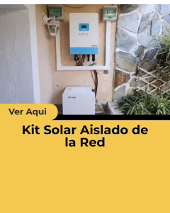 Kits solares aislados para vivir sin depender de la red