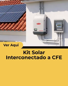 Kits solares para conectarte a la red y ahorrar más